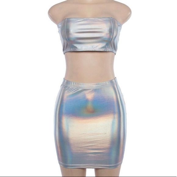 Metallic holographic set - Picture 2 of 4